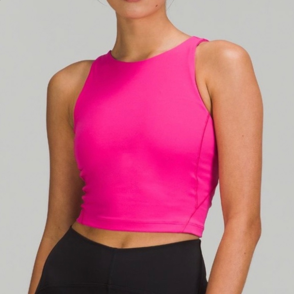 Sonic Pink Lululemon Align High-Neck Tank